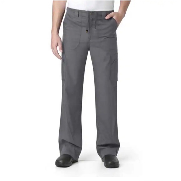 Carhartt Other - Carhartt Liberty Force Men Gray Scrub Pants Cargo Ripstop C54108 Regular M